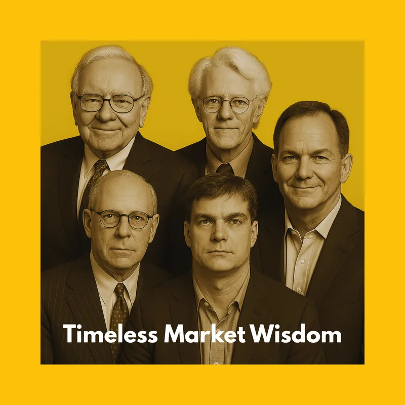Timeless Market Wisdom: Best Investment and Trading Advice from Warren Buffett, Peter Lynch, Jesse Livermore, Michael Burry, and Paul Tudor Jones